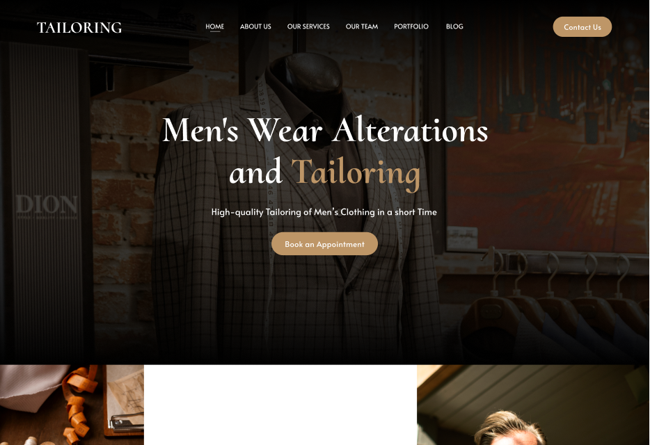 Tailoring Services – BookingGo SaaS Add-on