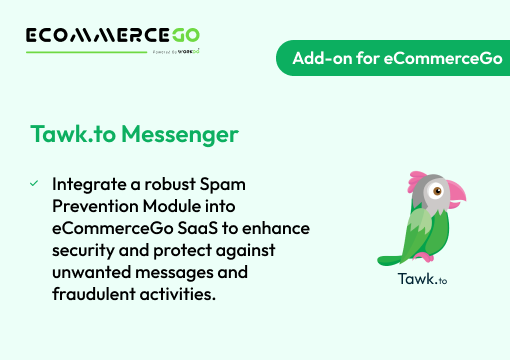 Tawk.to Messenger – eCommerceGo Addon