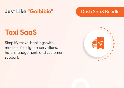Taxi SaaS – Dash SaaS Bundle
