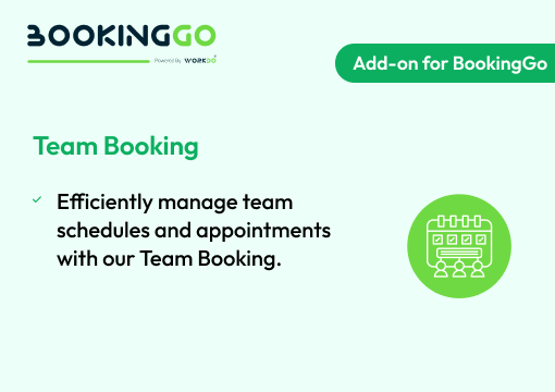 Team Booking – BookingGo SaaS Add-on