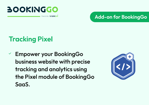 Tracking Pixel – BookingGo SaaS Add-on