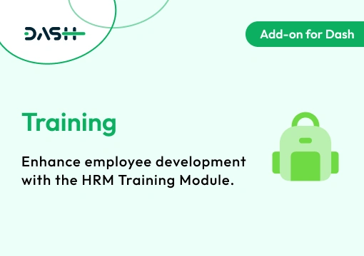 Training – Dash SaaS Add-On