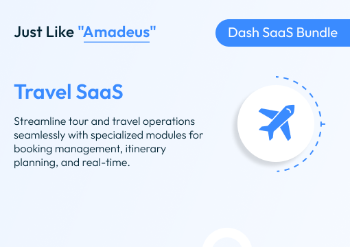 Travel SaaS – Dash SaaS Bundle