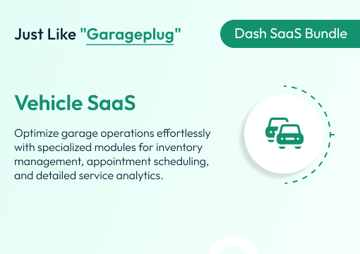 Vehicle SaaS – Dash SaaS Bundle