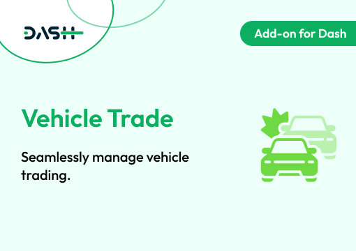 Vehicle Trade – Dash SaaS Add-On