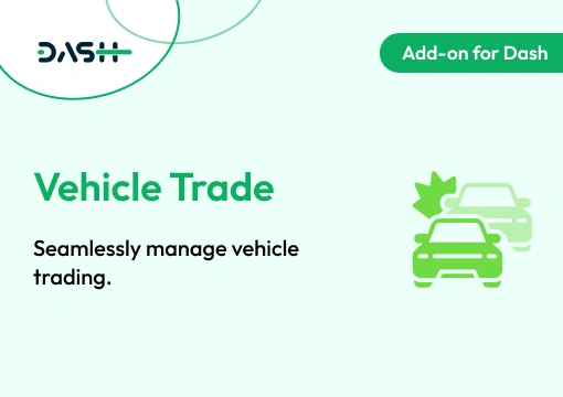Vehicle Trade – Dash SaaS Add-On