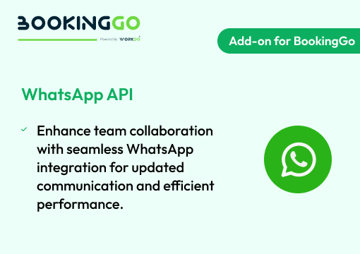 WhatsApp API – BookingGo SaaS Add-on