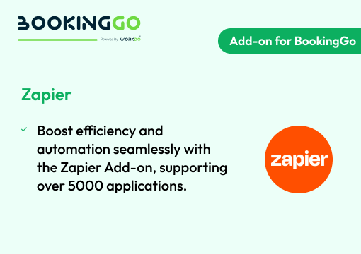 Zapier – BookingGo SaaS Add-on
