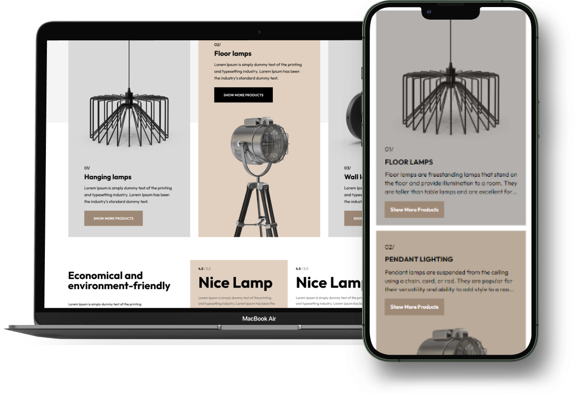 Lamps Opencart Theme - WorkDo
