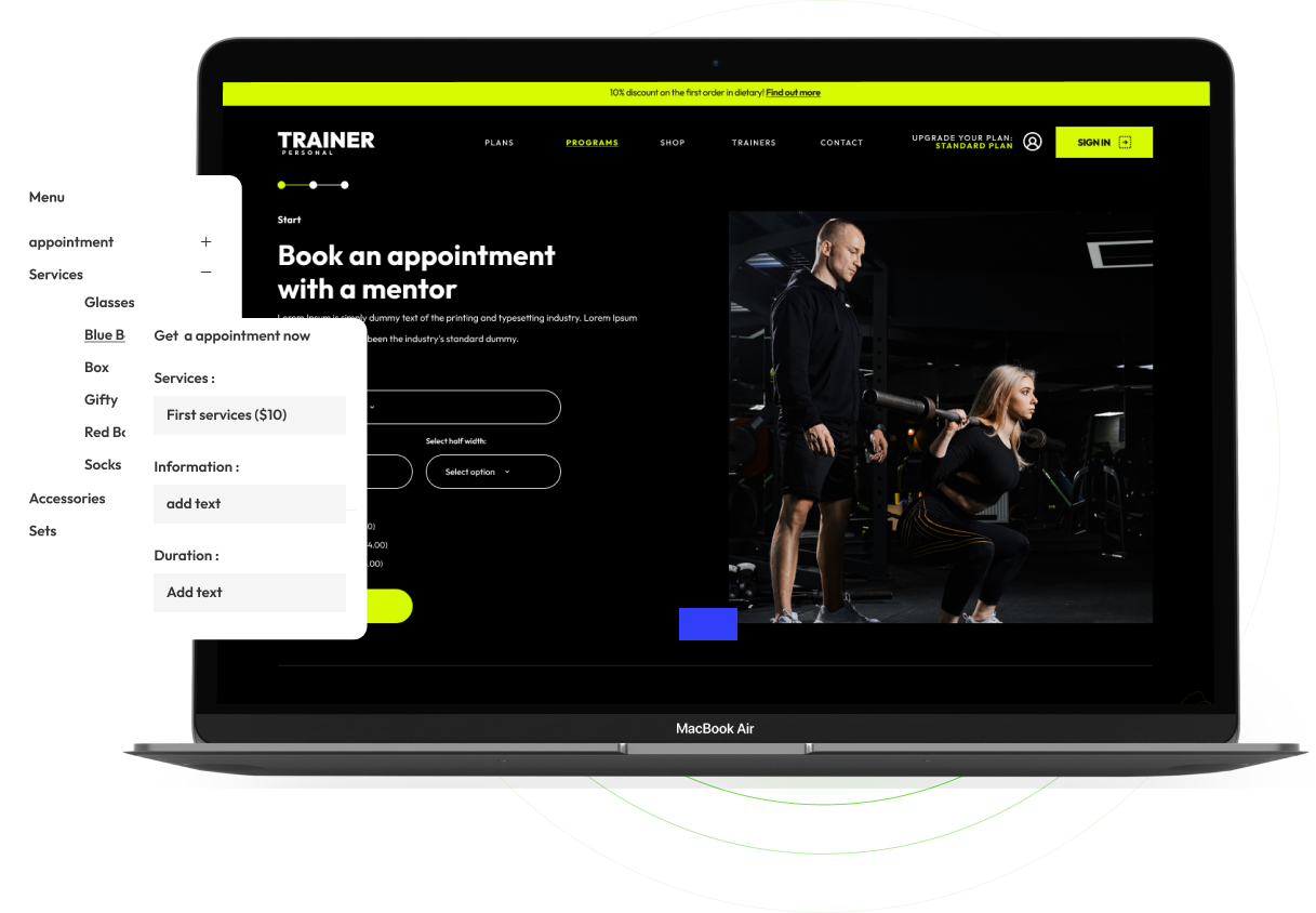 Personal Trainer Opencart Theme - WorkDo