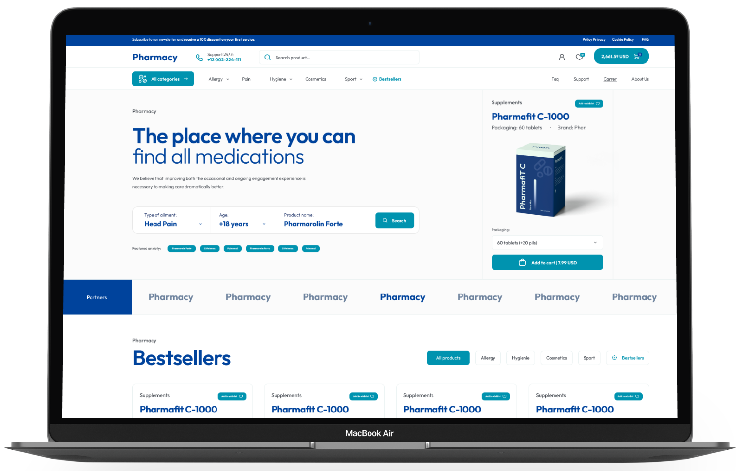 Pharmacy Opencart Theme - WorkDo