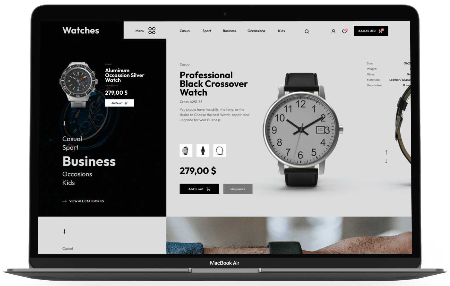 Watches Opencart Theme - WorkDo