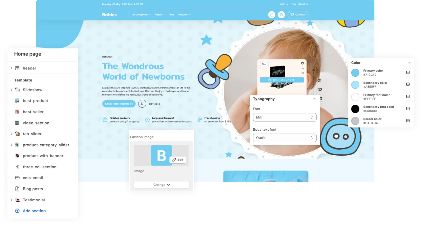 Babies Shopify Theme - WorkDo