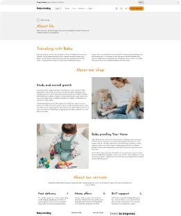 Babyminding Shopify Theme