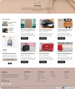 Bagbliss Shopify Theme