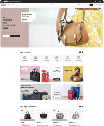 Bagbliss Shopify Theme