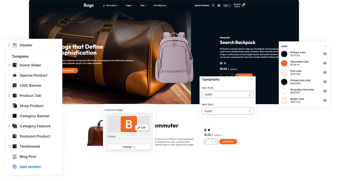 Bags Shopify Theme - WorkDo
