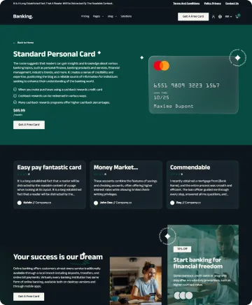Banking Shopify Theme