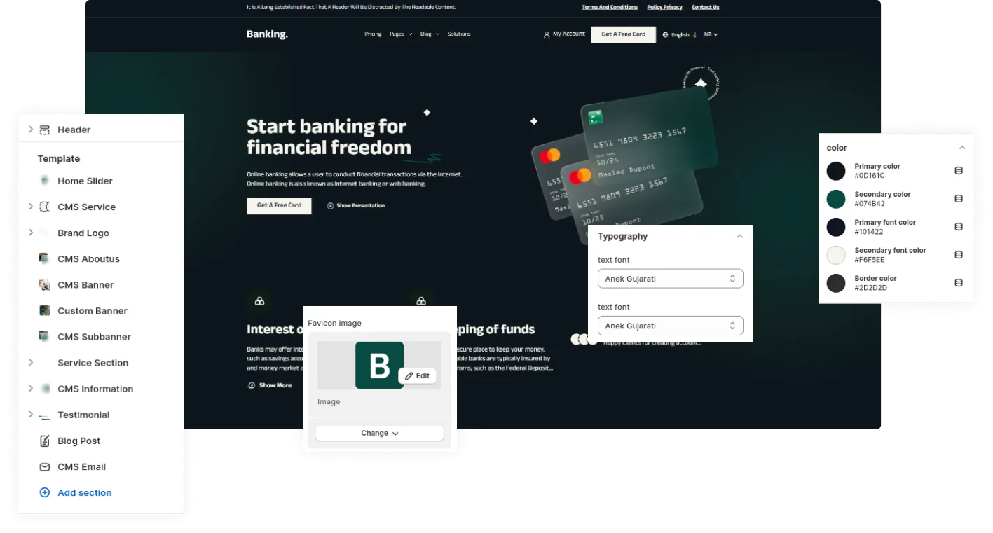 Banking Shopify Theme - WorkDo