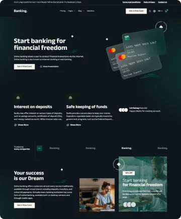 Banking Shopify Theme