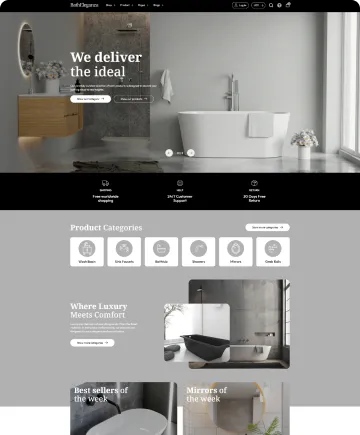 Bath eleganza Shopify Theme