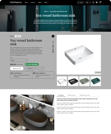 Bath eleganza Shopify Theme