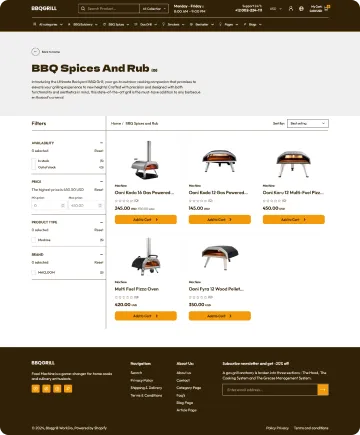 BBQgrill Shopify Theme
