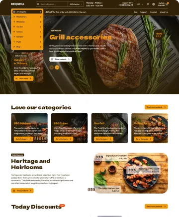 BBQgrill Shopify Theme