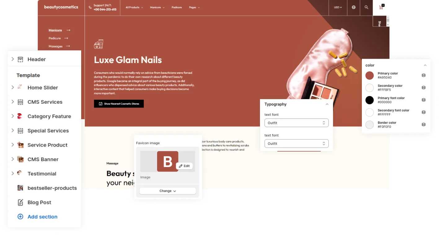 Beauty Cosmetics Shopify Theme - WorkDo