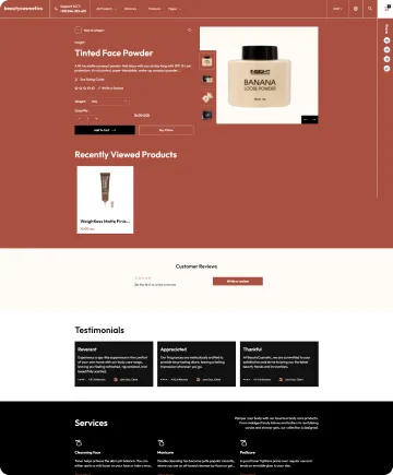 Beauty Cosmetics Shopify Theme