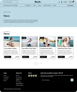 Bicycles Shopify Theme