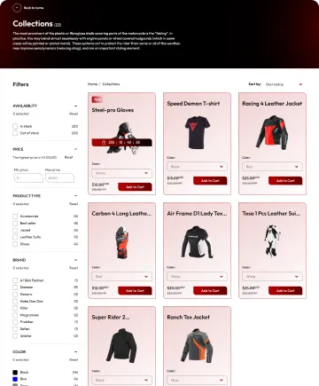 Biking Shopify Theme