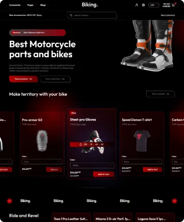 Biking Shopify Theme