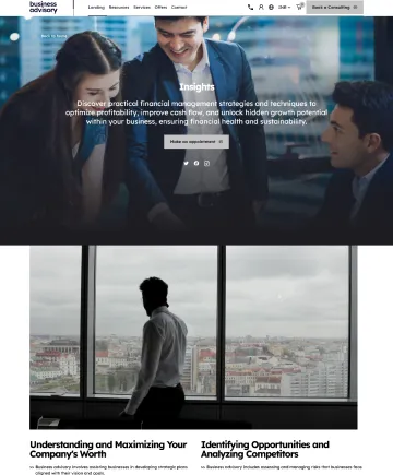 Business Advisory Shopify Theme