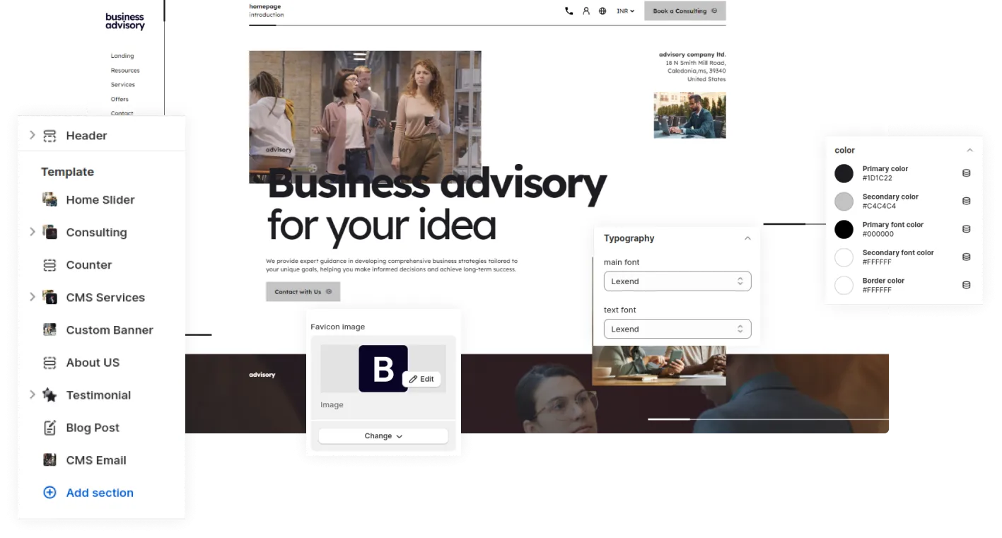 Business Advisory Shopify Theme - WorkDo