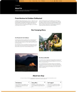Camping Shopify Theme
