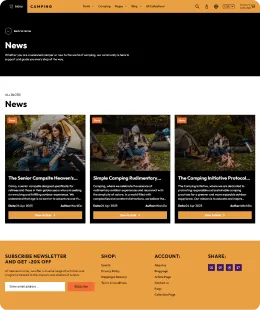 Camping Shopify Theme