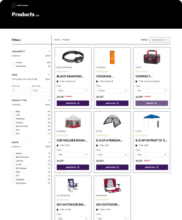 Camping Shopify Theme