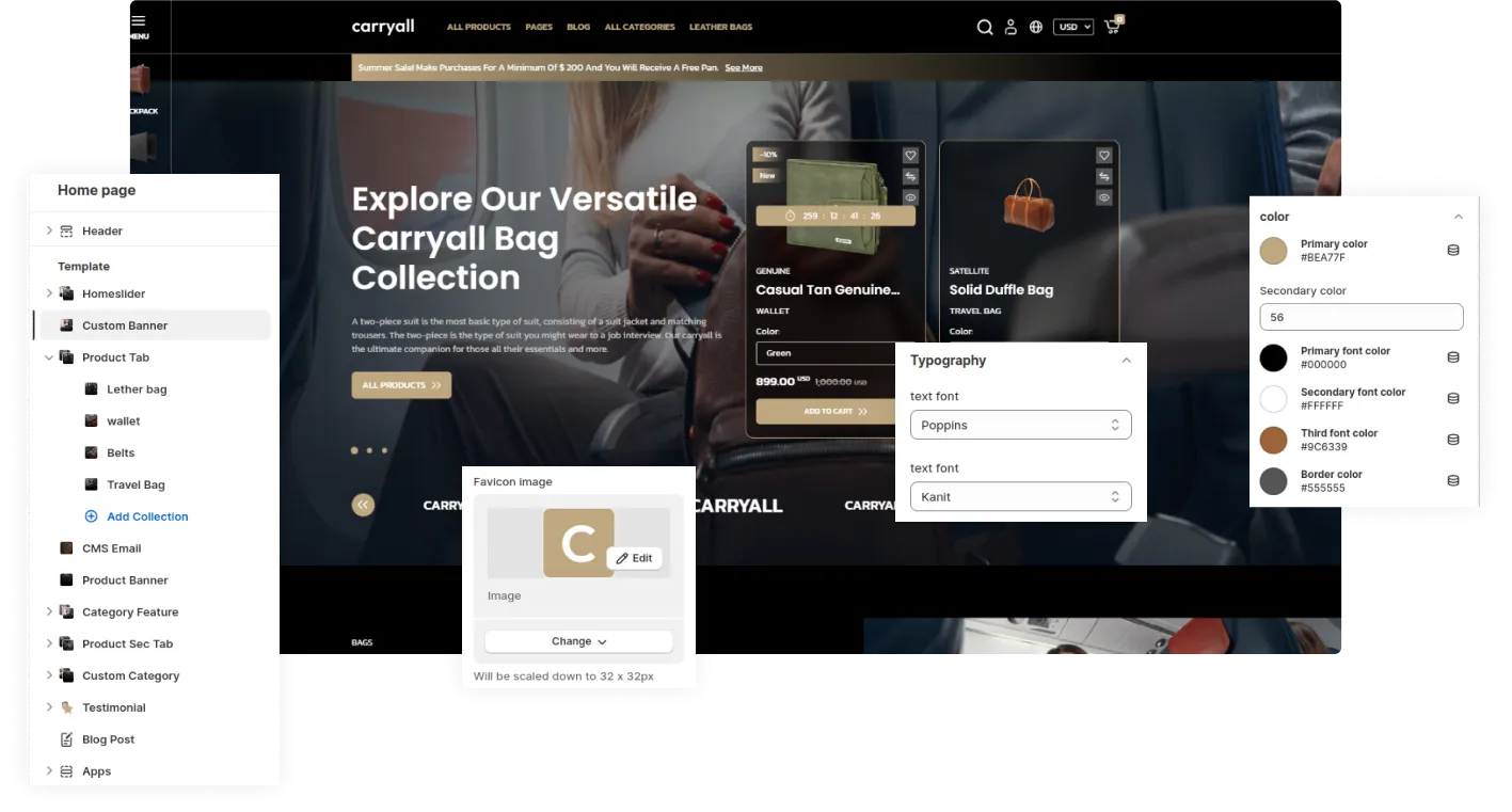 Carry All Shopify Theme - WorkDo