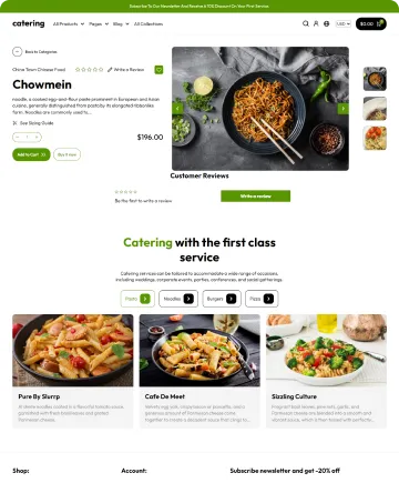 Catering Shopify Theme