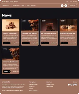 Chocolate Shopify Theme