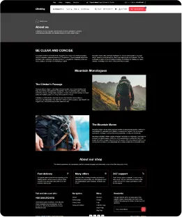 Climbing Shopify Theme