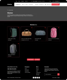 Climbing Shopify Theme