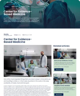 Clinics Hospitals Shopify Theme