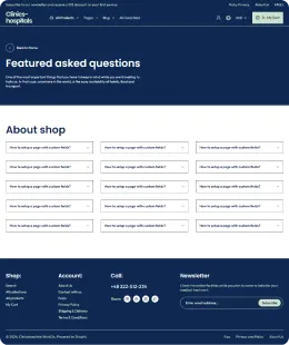 Clinics Hospitals Shopify Theme