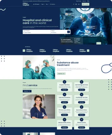 Clinics Hospitals Shopify Theme