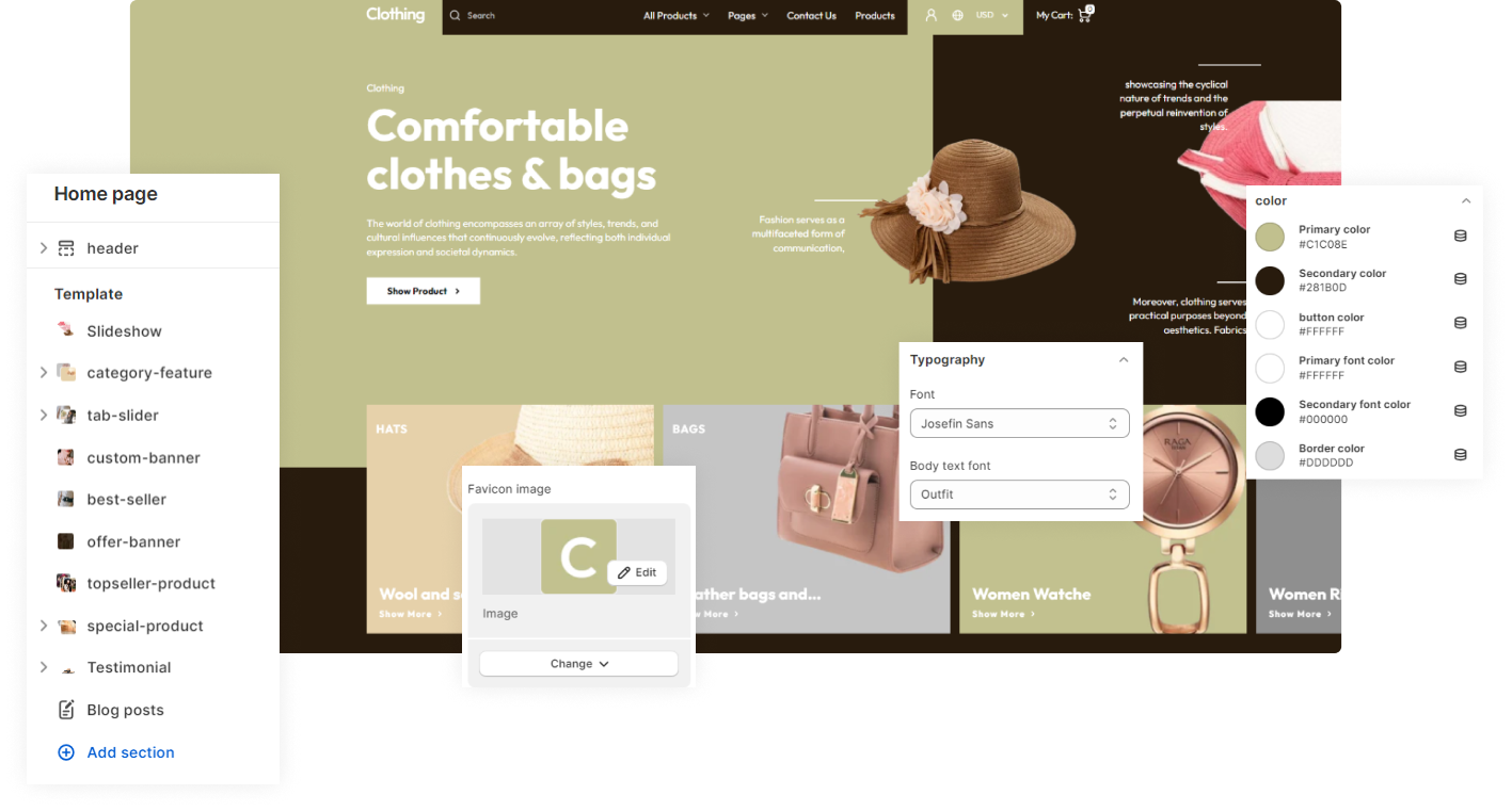 Clothing Shopify Theme - WorkDo