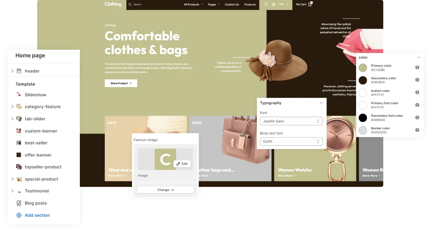 Clothing Shopify Theme - WorkDo