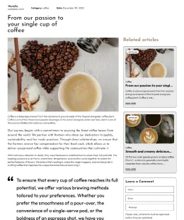 Coffee Shopify Theme