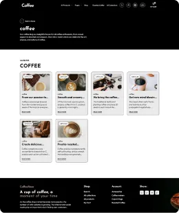 Coffee Shopify Theme